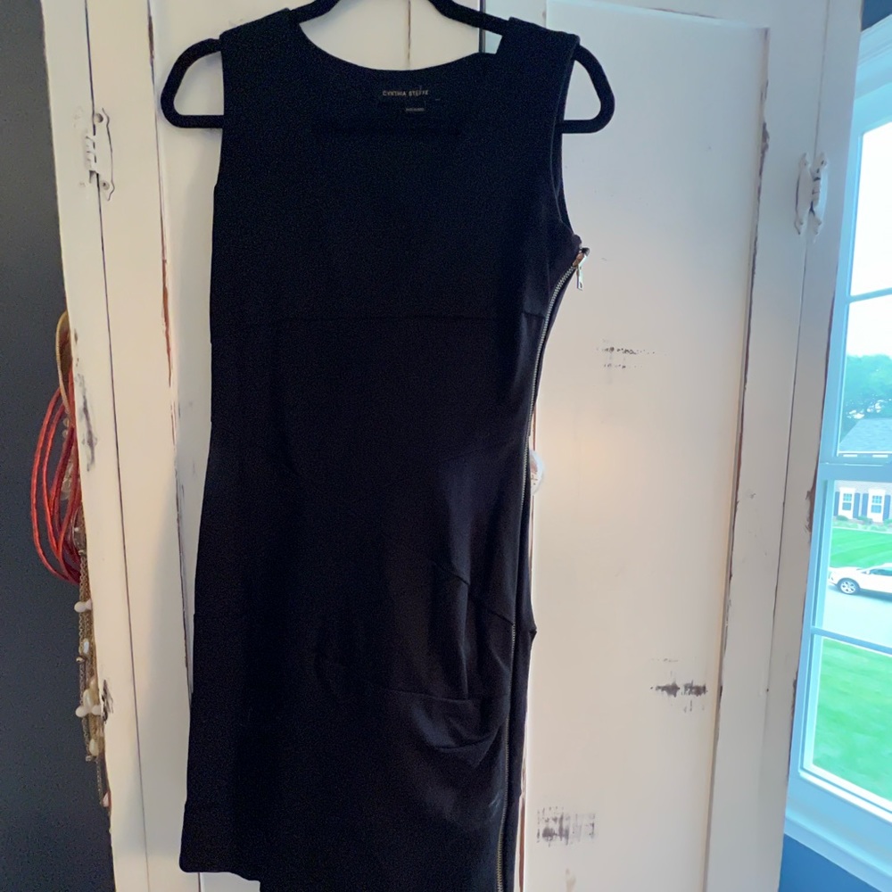 Black Cynthia Steffe Zipper Dress